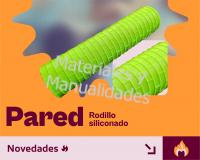 Rodillo siliconado pared para texturizar masas pasta fondant pas